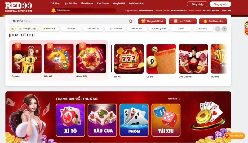 Các tựa game tại red 88 có tỷ lệ trúng thưởng cực kỳ cao Các tựa game tại red 88 có tỷ lệ trúng thưởng cực kỳ cao