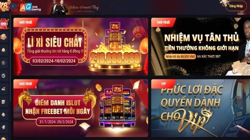 Nhiều sự kiện ưu đ&atilde;i hot được K8cc cập nhật li&ecirc;n tục&nbsp;