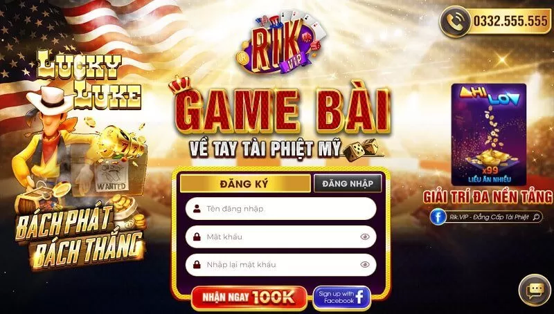 Khuyến mãi Rikvip 100k chào mừng khi tạo thành công tài khoản mới Khuyến mãi Rikvip 100k chào mừng khi tạo thành công tài khoản mới