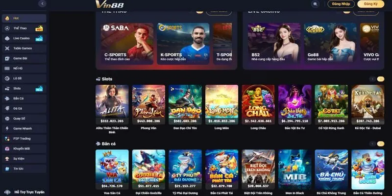 VIN88 sở hữu kho game cực đa dạng và chất lượng VIN88 sở hữu kho game cực đa dạng và chất lượng